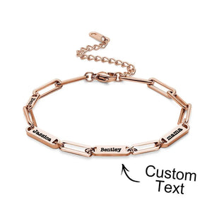 Custom Names Bracelet Multi Names Engraved