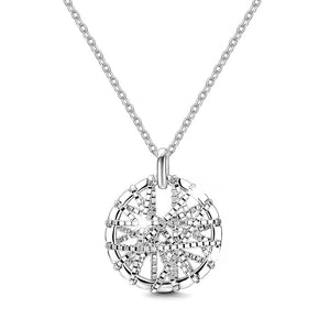 Dream Catcher Modren Necklace 925 Sterling Silver Length Adjustable For Women Girls