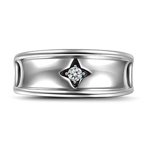 Star Fashion Ring With Zircon For Women Girls