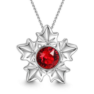 Maple Leaf Pendant Necklace Red Maple Leaf Gifts for Her