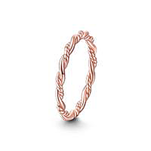 Enternal Love Fidget Ring Rose Gold Plated For Women Girls