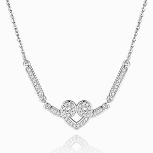 Heart of Romance Pendant Necklace Silver Gifts