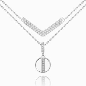 Couple Necklace I Love You Silver Chain For Women