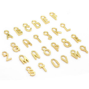 Alphabet O Earrings Gold Plated Alloy