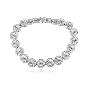 Happiness Waltz Alloy Bracelet With Crystal For Women