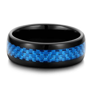 Black Gold Simple Ring Tungsten For Men