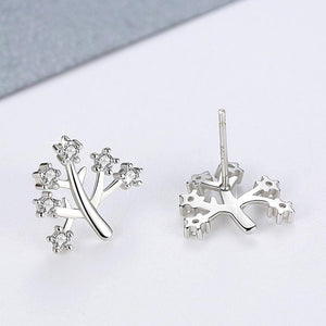 Platinum Plated Wishing Tree Ear Studs