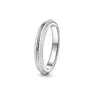 Love Simple Halo Ring 925 Sterling Silver For Women Girls Lover