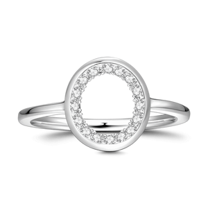 Fate Circle Fashion Sterling Silver Ring For Women Girls