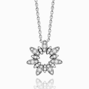Ice Flower Pendant Necklace Gifts For Girlfriend