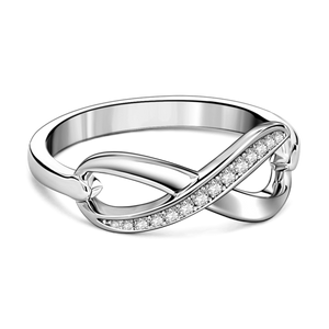Sterling Silver Ring Infinity Love For Women