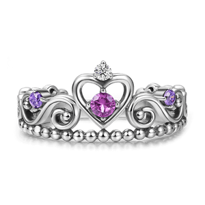 Princess Captured Hearts Tiara Ring Anniversary Gifts