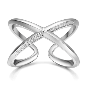 Unique Interstellar Ring Platinum Plated Gifts For Her