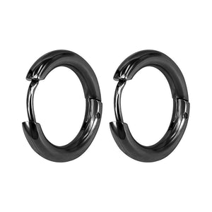 Exquisite Earrings Black Alloy