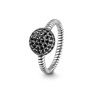 Loving Silver Circle Ring Ripple Band For Girls Women