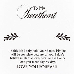 Yourphotonecklace Gift Card Jewelry Card To My Sweetheart - YourPhotoNecklaceau