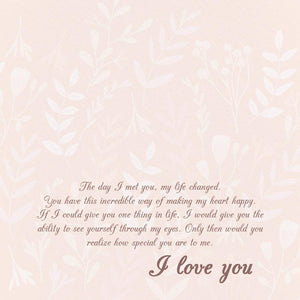 Yourphotonecklace Gift Card Jewelry Card I Love You