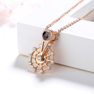 Ferris Wheel Necklace 100 Languages of Love Projection Necklace