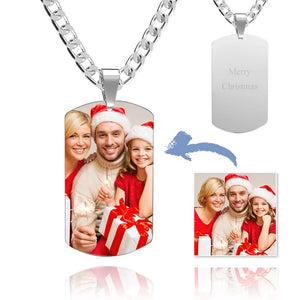 Men's Stainless Steel Photo Pendant Grad Gifts For Him
