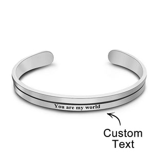 Personalized Engraved Bracelet Vintage Men's Bracelet Father's Day Gift