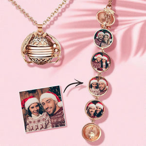 Custom Photo Necklace Pendant Locket Necklace Unique Jewelry Valentine's Gifts