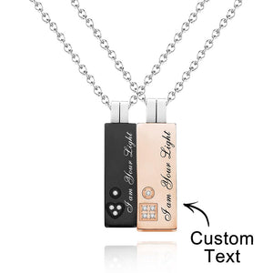 Custom Engraved Necklace Unique Design A Pair Gifts