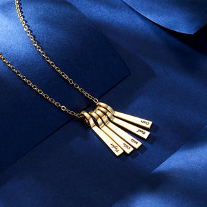 Custom Engraved Necklace Xylophone Bar Creative Gifts