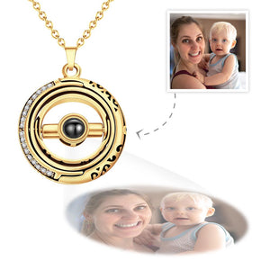 Custom Photo Projection Necklace Astronomical Ball Necklace Gift for Her