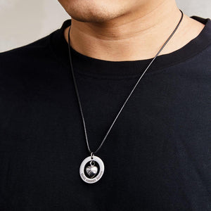 Custom Engraved Necklace Peach Heart Necklace Commemorative Collection Urn