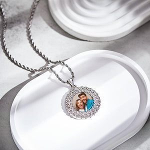 Custom Photo Sweater Chain Necklace Hip Hop Fashion Gifts