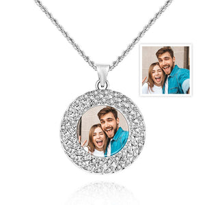 Custom Photo Sweater Chain Necklace Hip Hop Fashion Gifts