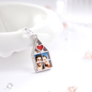 Custom Photo Necklace Love My Family Necklace Charm Premium Jewelry Family Theme