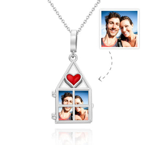 Custom Photo Necklace Love My Family Necklace Charm Premium Jewelry Family Theme