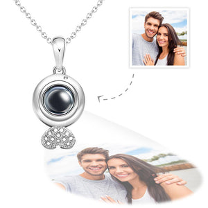 Custom Photo Projection Necklace Creative Trendy Couple Gifts