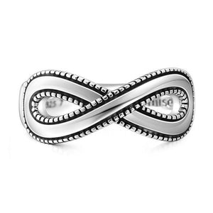 Infinity Promise Ring 925 Sterling Silver Anniversary Gift For Men