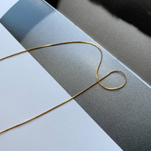 17.72Inch Gold Box Chain Snake Chain For Men Women