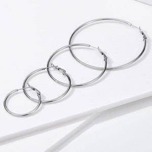 Simple Earrings Steel