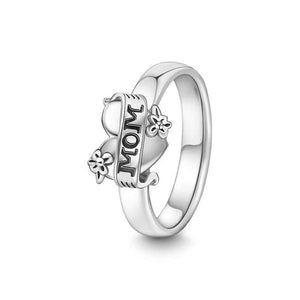 Engraved Mother's Ring Sterling Silver Mother's Day Gift
