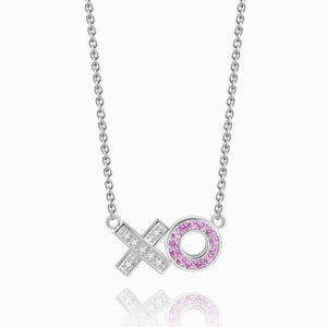 Hug and Kiss Necklace - XOXO Necklace Gifts For Couples