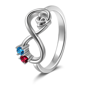 Infinity Ring Enternal Love Wedding Ring Sterling Silver For Women