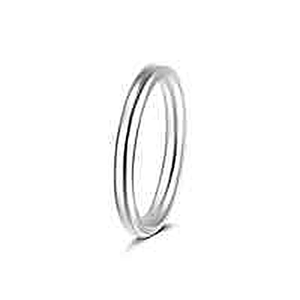 Simple Fashion Ring Sterling Silver For Girls Women Birthday Gift