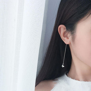 Butterfly Ear Lines Sterling Silver