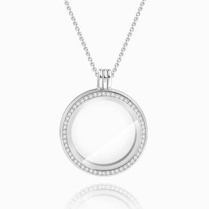Locket Necklace Sterling Silver Necklace For Women Girl