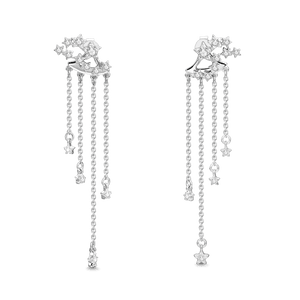 Galaxy Stud Earrings Sterling Silver Tassel Earrings For Women Girls