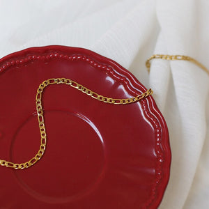 19.7Inch Figaro Chain Gold For Men